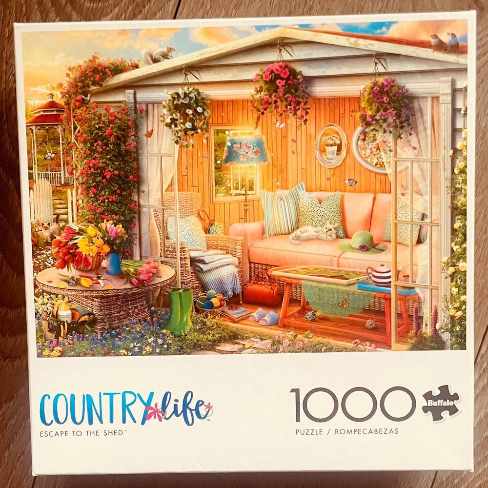 Buffalo Games 1000 pieces puzzle - (OPENED)